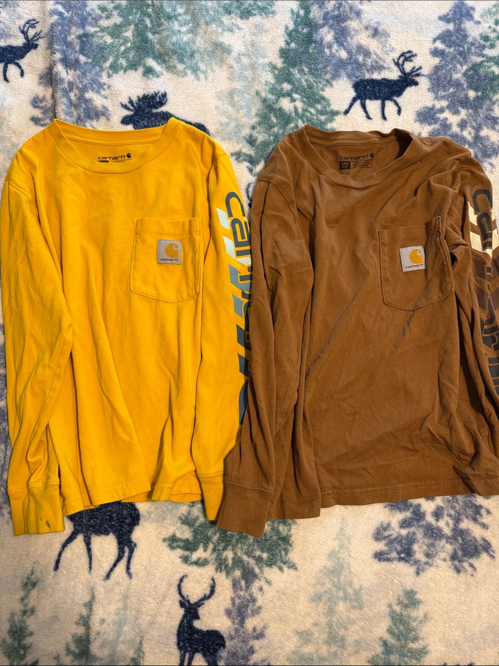 Carhartt Crewneck Tee in Brown